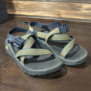 Chaco Yellow Green Adjustable Strap Z Classic Sandals Size 13